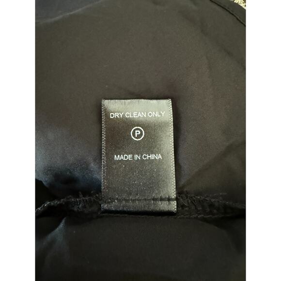 Tuckernuck Pomander Place Gold Embroidered Hem Velvet Lillith Black Dress Size M - Picture 14 of 15